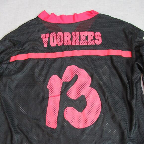 Friday The 13th Jason Voorhees Jersey Mens XL Black Hockey Mask Horror Halloween - Picture 7 of 11